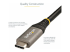 StarTech.com 50cm USB C Kabel, 10Gbps, USB 3.1/3.2 Gen 2 Type-C Kabel, 100W (5A) Power Delivery Charging, DP Alt Mode, USB-C Kabel voor Laptop/Phone/Tablet, Charge/Sync Kabel (USB31CCV50CM) - Close-up