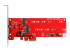StarTech.com 2x M.2 SATA SSD controller kaart - Voorkant