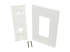 Eaton Tripp Lite Series Single-Gang 3-Port Wall Plate Keystone Cat5/6 USB HDMI Dport RCA - Meerdere hoeken