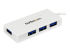 StarTech.com Draagbare 4-poorts SuperSpeed USB 3.0 hub - Linkerhoek