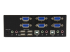 StarTech.com 2-poorts KVM switch met dubbele VGA en 2 poorts USB Hub - Rug
