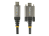 StarTech.com 1m Vergrendelbare USB-C Kabel met Zijschroef, 10Gbps, USB 3.1/3.2 Gen 2 Type-C Kabel, 100W (5A) Power Delivery, DP Alt Mode, Dual Screw Lock, USB-IF Gecertificeerd (USB31CCSLKV1M) - Voorkant