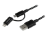 StarTech.com Apple Lightning of Micro USB naar USB kabel - Close-up