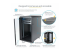 StarTech.com 18U 19" Server Rack Cabinet, 4 Post, Verstelbare Diepte (15 tot 81cm), Mobiel & Vergrendelbaar Knock Down IT Netwerk Rack op Wielen met Glazen Deur, HP ProLiant ThinkServer  (RK1836BKF) - Rechte hoek