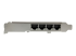 StarTech.com 4 poorts gigabit ethernet netwerkkaart - 