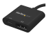 StarTech.com USB C to DisplayPort Adapter with Power Delivery, 4K 60Hz HBR2, USB Type-C to DP 1.2 Monitor/Display Video Converter w/ 60W PD Pass-Through Charging, Thunderbolt 3 Compatible - Close-up