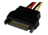 StarTech.com 30 cm SATA-naar-LP4-voedingskabeladapter - Close-up