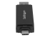 StarTech.com USB 3.0 Geheugenkaart Reader/Writer voor SD en microSD Kaarten, USB 3.0 SD Card Reader, Compact, 5Gbps, USB-C en USB-A, MicroSD USB Adapter (SDMSDRWU3AC) - Linkerkant