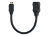 StarTech.com 12,5cm Mini HDMI naar HDMI Adapter, 4K High Speed HDMI Adapter, 4K 30Hz Ultra HD High Speed HDMI Adapter, HDMI 1.4, Vergulde Connectors, UHD Mini HDMI Adapter 4K, Zwart (HDACFM) - Voorkant