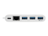 Eaton Tripp Lite series 3-Port USB-C hub w/ Gigabit ethernet GbE, USB-C Charging USB Type C USB 3.1 Hub - De onderkant