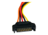 StarTech.com 30cm 15-pins SATA Verlengkabel Voeding - Close-up