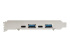 StarTech.com 4-Port USB PCIe Kaart - Linkerkant