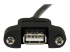 StarTech.com 91 cm paneel monteerbare USB-kabel A naar A - Voorkant