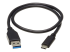 Eaton Tripp Lite Series USB-C to USB-A Cable (M/M), USB 3.2 Gen 2 (10 Gbps), Thunderbolt 3 Compatible, 20-in. (50.8 cm) - Voorkant