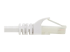 Eaton Tripp Lite Series Safe-IT Cat6a 10G Snagless Antibacterial UTP Ethernet Cable (RJ45 M/M), PoE, White, 5 ft. (1.52 m) - Close-up