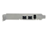 StarTech.com 3-poort 2b 1a 1394 PCI Express FireWire Adapterkaart - Linkerkant