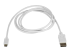 StarTech.com 6ft/1.8m USB C to DisplayPort 1.2 Cable 4K 60Hz, USB-C to DisplayPort Adapter Cable HBR2, USB Type-C DP Alt Mode to DP Monitor Video Cable, Works with Thunderbolt 3, White - Voorkant