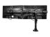 StarTech.com Triple Monitor Arm, Ergonomische VESA Monitor Beugel voor 3 Schermen tot 27", In Hoogte Verstelbaar langs Verticale Arm, Kantelen/Zwenken/Roteren, Bureauklem/Doorvoertule (ARMTRIO) - Close-up